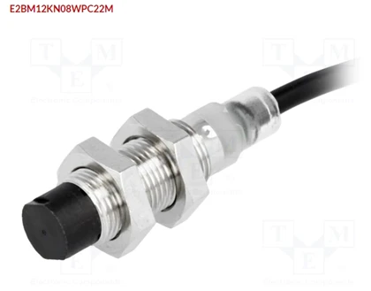 E2B-M12KN08-WP-C2 2Αισθητήρας MOMRON: Επαγωγικός. OUT: NPN / NC; 0÷8mm; 10÷30VDC; M12; IP67; 200 mA